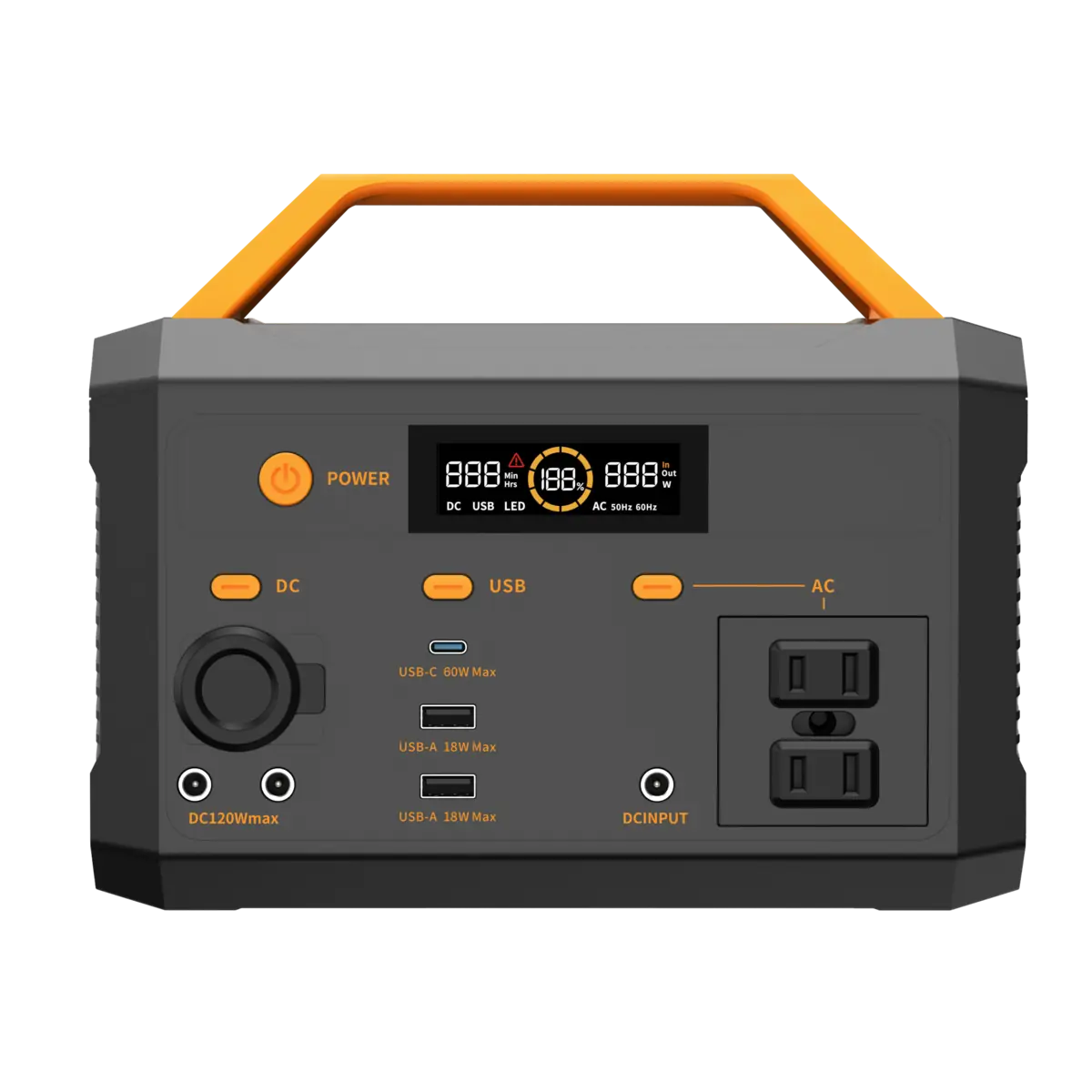 Voltdeer E203 portable power station, front view
