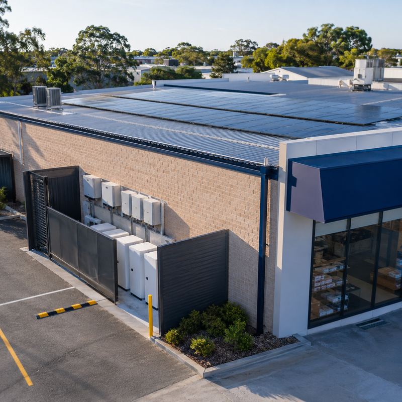 Business Essential commercial solar and battery package