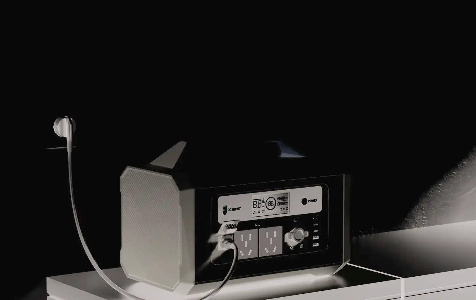 Voltdeer portable power station charging indoors